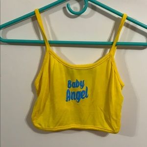 Kawaii RARE Baby Angel Aesthetic Crop Top